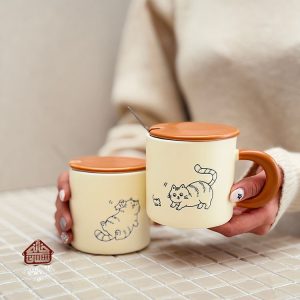 خرید ماگ کیوت طرح گربه