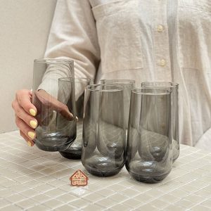 خرید لیوان بلند دودی برند پاشاباغچه مدل Allegra