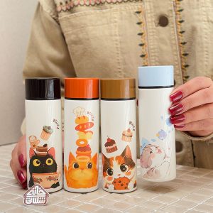 خرید مینی فلاسک طرح گربه