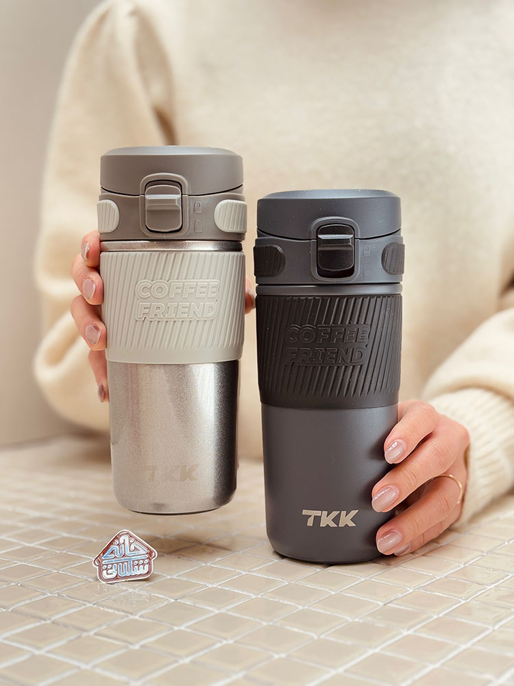 تراول ماگ صافی دار درب قفلی 450 میل برند لوکس چین TKK کد003570 - تصویر 5