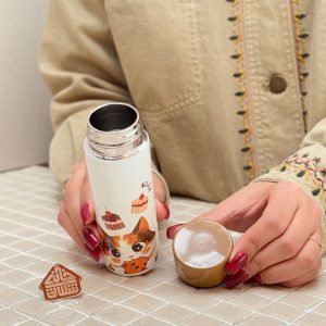 خرید مینی فلاسک طرح گربه