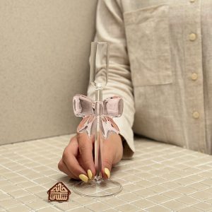 خرید جاشمعی پیرکس طرح پاپیون