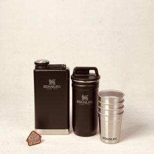 خرید ست شات و فلاسک استنلی SHOT GLASS + FLASK SET