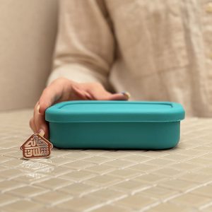 خرید ظرف درب دار سیلیکونی
