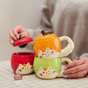 خرید ماگ فانتزی طرح گربه