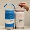 خرید غول بطری نی دار استنلی اورجینال 1.89 لیتر مدل FLIP STRAW JUG