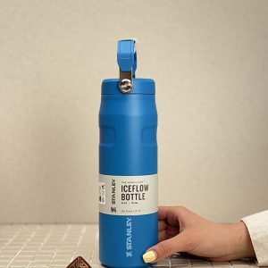 خرید بطری نی دار و دسته دار 710 میل استنلی مدل ICEFLOW BOTTLE