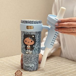 خرید تامبلر نی دار 1000 میل دتاکس دار طرح هلوکیتی
