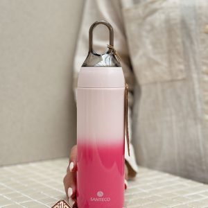 خرید بطری دوجداره دو رنگ برند SANTECO مدل YOGA SLIM