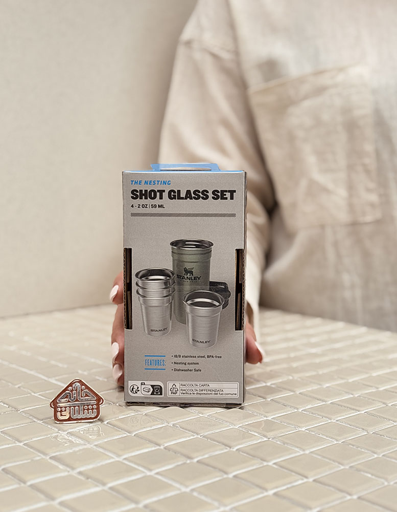 خرید شات استنلی (4عددی) مدلTHE NESTING SHOT GLASS SET