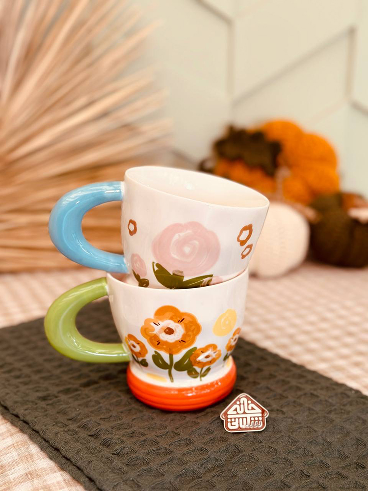 خرید ماگ طرح گل