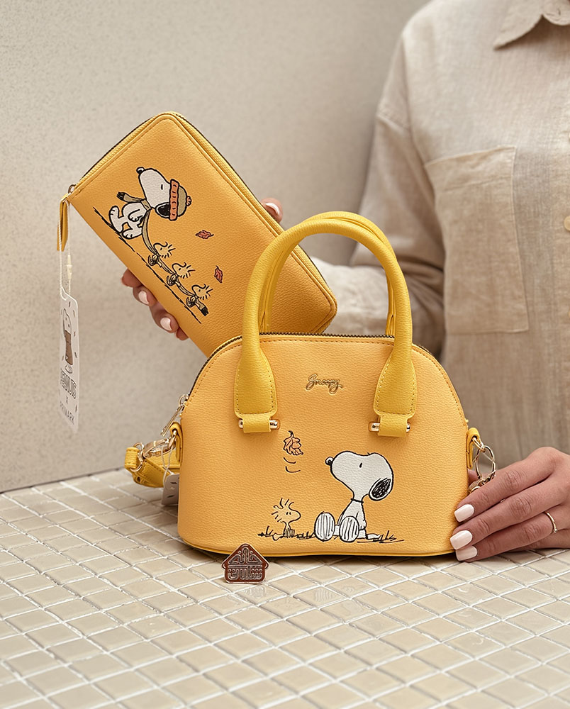 خرید کیف زرد طرح اسنوپی برند PEANUTS X PRIMARK
