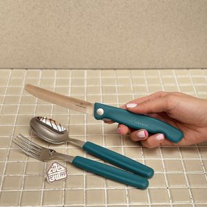 خرید ست قاشق چنگال و چاقو تاشو پیک نیک برند ویکتورینوکس VICTORINOX 6.7192.F9