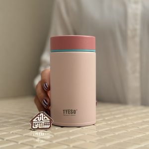 خرید مینی فلاسک درب پیچی 300 میل رنگی برند TYESO تایسو 01040_01