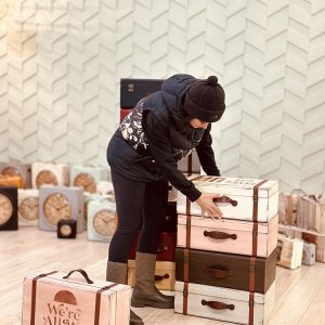 خرید چمدون چوبی