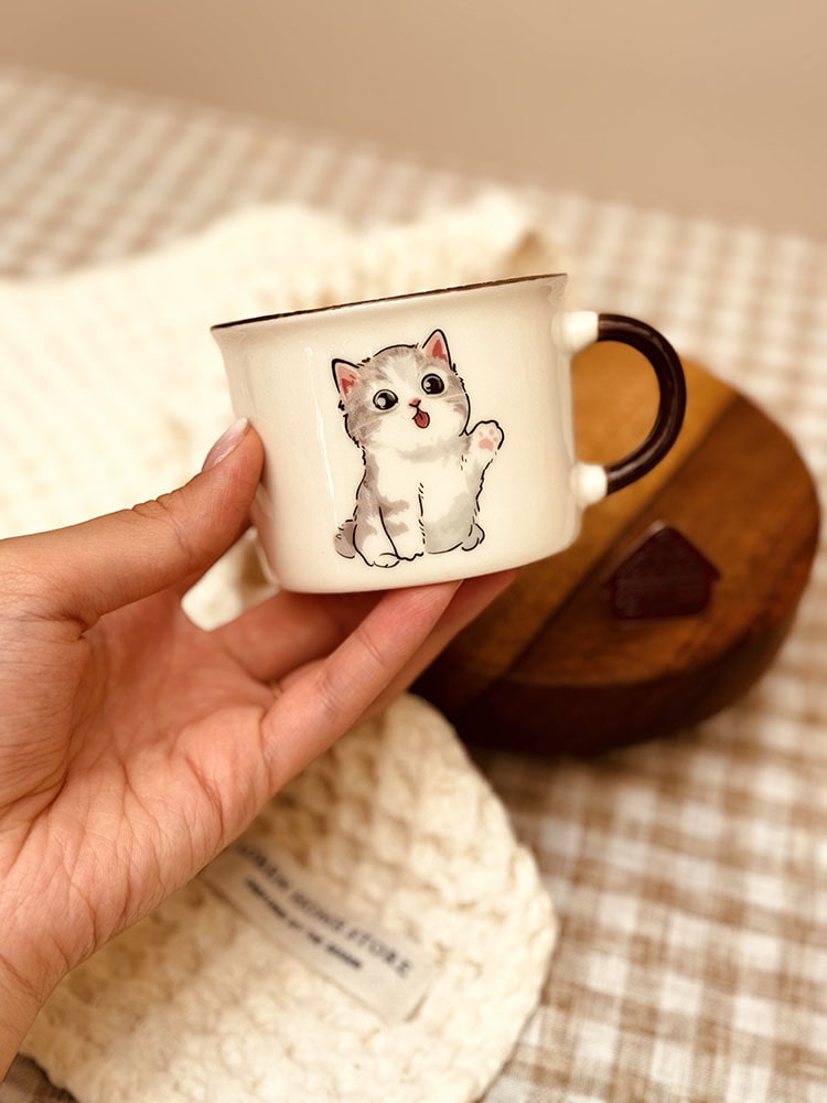 خرید مینی ماگ طرح گربه
