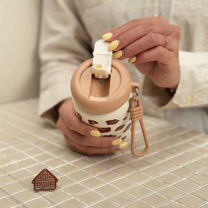 خرید تراول ماگ نی دار پلنگی
