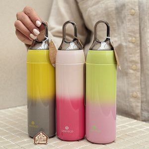 خرید بطری دوجداره دو رنگ برند SANTECO مدل YOGA SLIM