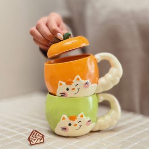 خرید ماگ فانتزی طرح گربه