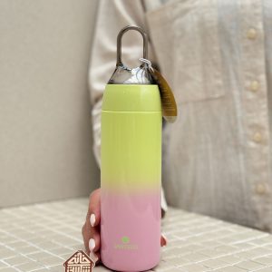 خرید بطری دوجداره دو رنگ برند SANTECO مدل YOGA SLIM