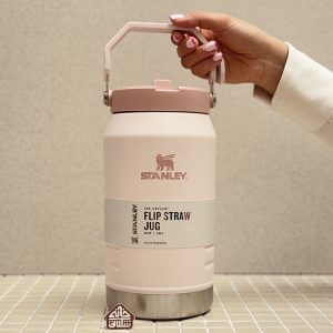 خرید غول بطری نی دار استنلی اورجینال 1.89 لیتر مدل FLIP STRAW JUG
