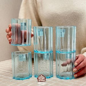 خرید ماگ شیشه ای رنگی ترک
