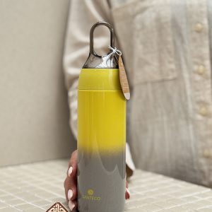 خرید بطری دوجداره دو رنگ برند SANTECO مدل YOGA SLIM