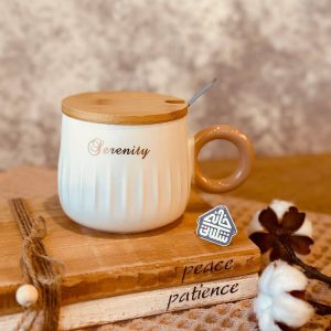 خرید ماگ سرامیکی درب بامبو