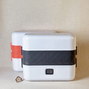 خرید ظرف غذا برقی دوطبقه بخارپز