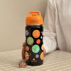 خرید تراول ماگ نی دار 500 میل فانتزی مدل AOSTA KIDS برند فرانسوی SANTECO