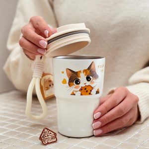 خرید تراول ماگ طرح گربه