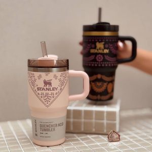 خرید تامبلر استنلی اورجینال نی دار حجم 20 OZ لیمیتد