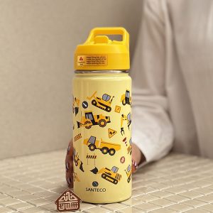 خرید تراول ماگ نی دار 500 میل فانتزی مدل AOSTA KIDS برند فرانسوی SANTECO