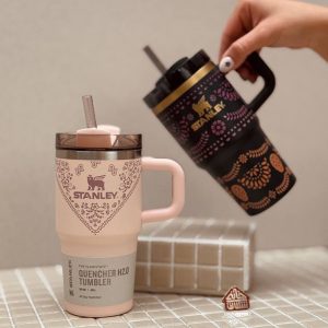 خرید تامبلر استنلی اورجینال نی دار حجم 20 OZ لیمیتد