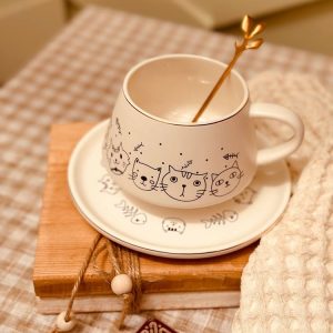 خرید فنجون نعلبکی فانتزی
