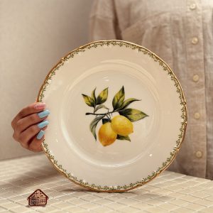خرید بشقاب و پیش دستی طرح لیمو