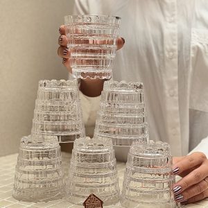 خرید ست 6 عددی لیوان کریستال تراش