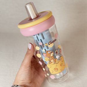 خرید تراول ماگ شیشه ای دیزنی