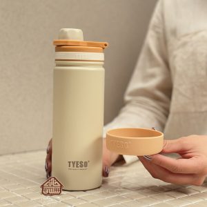 خرید تراول ماگ درب پیچی 600 میل دو رنگ تایسو 01056_01