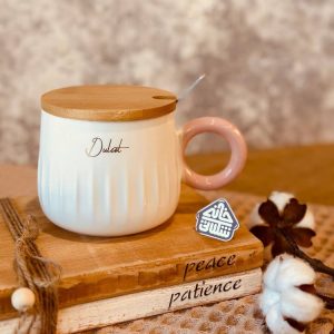 خرید ماگ سرامیکی درب بامبو