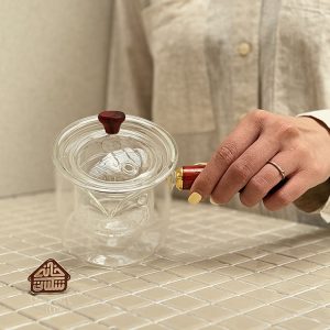 خرید دمنوش پیرکس دسته چوبی
