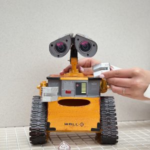 خرید جای دستمال کاغذی طرح وال ایی WALL_E فلزی