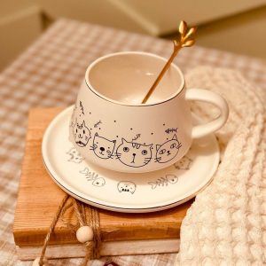 خرید فنجون نعلبکی فانتزی