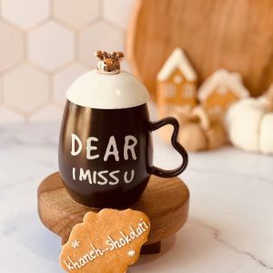 خرید ماگ سفید مشکی