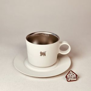 خرید فنجون و زیر فنجونی استنلی 192 میل دوجداره مدل Demitasse cup (مجمموعه تعطیلات روز)