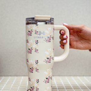 خرید تامبلر گلدار