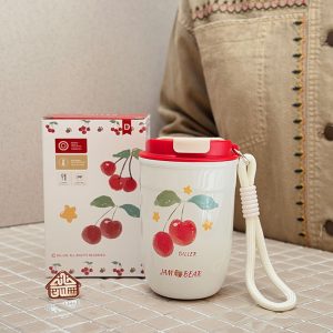 خرید تراول ماگ طرح گیلاس