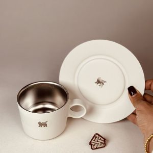 خرید فنجون و زیر فنجونی استنلی 192 میل دوجداره مدل Demitasse cup (مجمموعه تعطیلات روز)