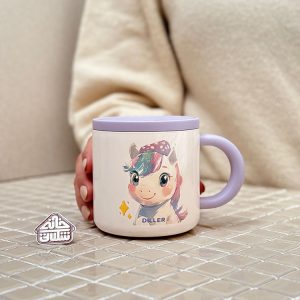 خرید ماگ دوجداره استیل فانتزی
