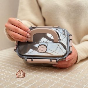 خرید ظروف استیل درب قفلی